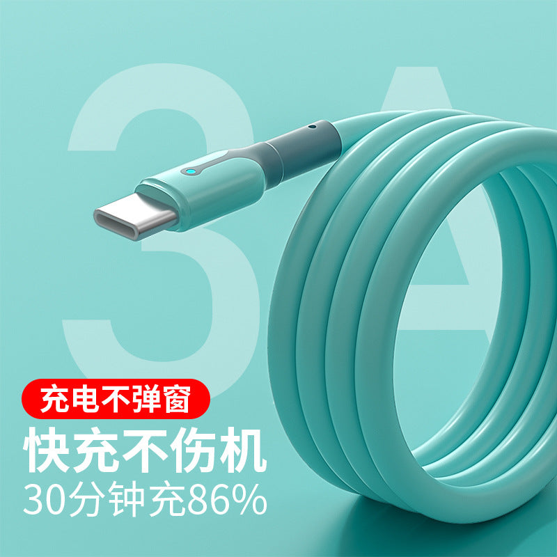 TPE liquid illuminated data cable (Minimo de compra 2) MIC-TengF007