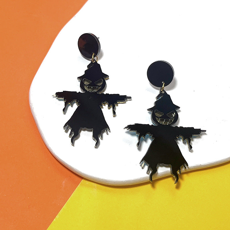 Acrylic New Halloween Collection Earrings PinH014