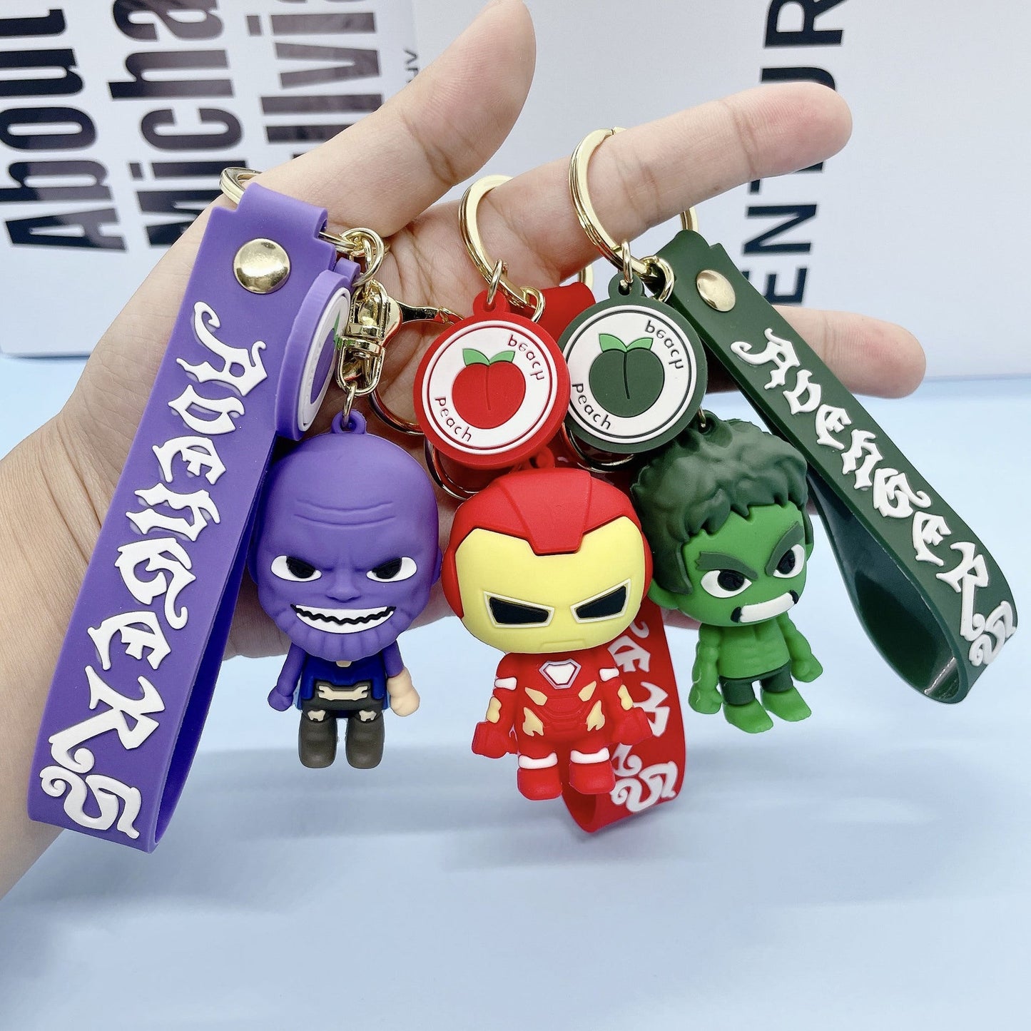 PVC cute cartoon keychain (Minimo de compra 2）MIC-JuS002