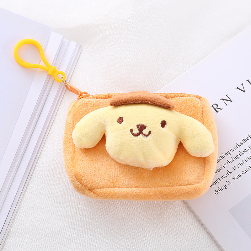 Cotton zipper certificate small coin purse Minimo de compra 5 MIC-JiaW002