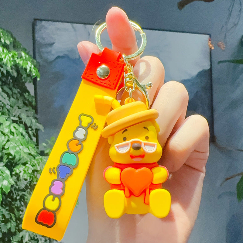 PVC cartoon cute keychain  MYA-JinG056