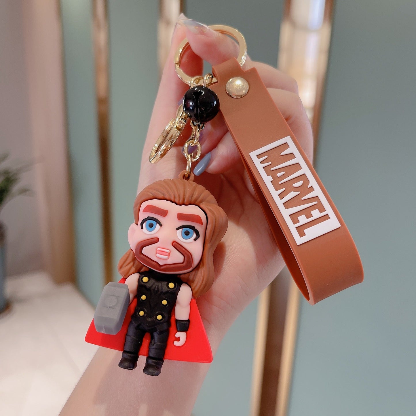 pvc silicone animation keychain （F) MIC-MRan006