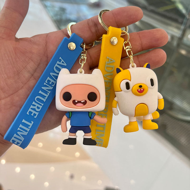 PVC Adventure Time Cartoon Keychain MIC-MiaoY074