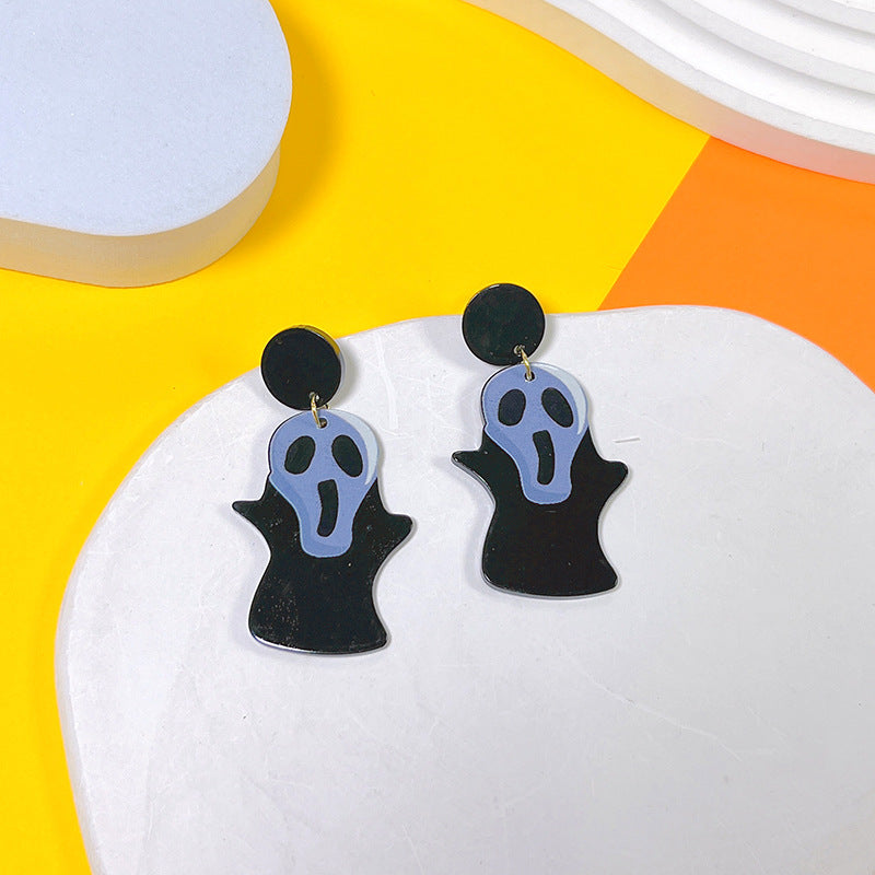 Acrylic New Halloween Collection Earrings PinH019