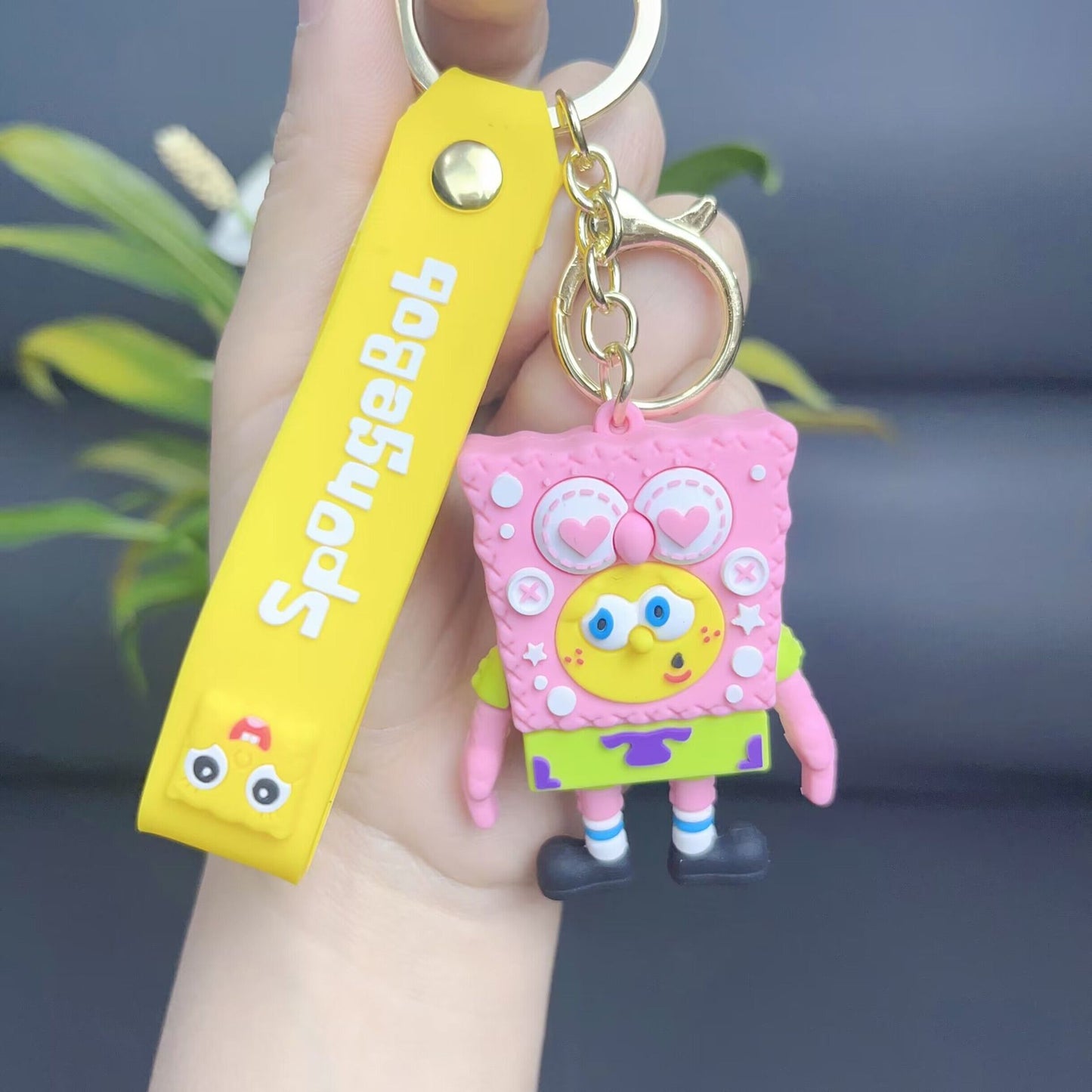 PVC cartoon sponge baby keychain (Minimo de Compra 2) MYA-YaE007