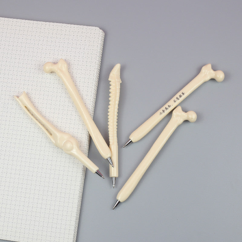 Ballpoint Pen Plastic Creative Bone Shape Gel Pen WangL001