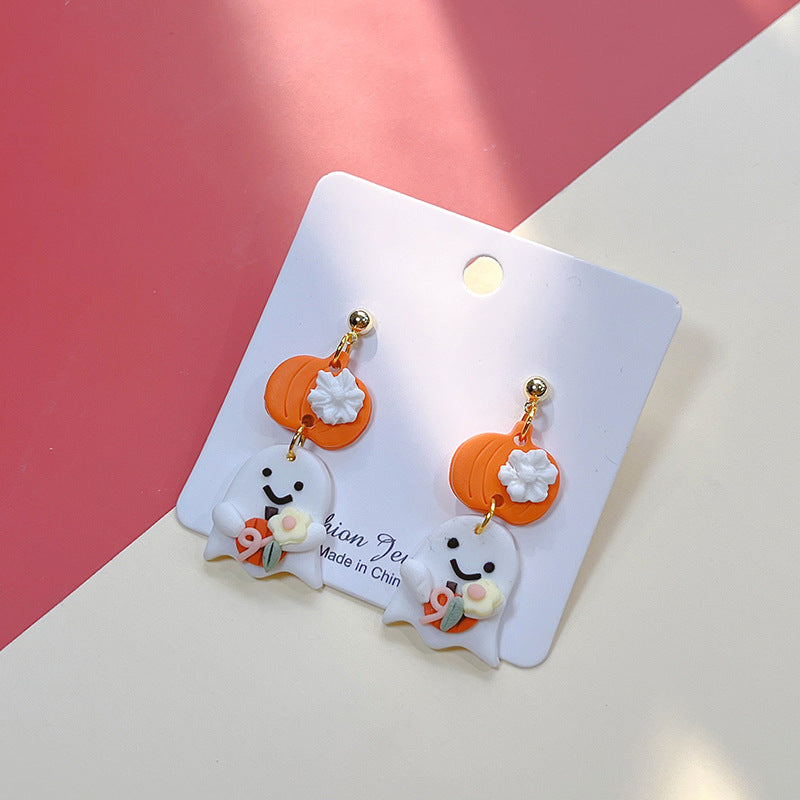 Acrylic New Halloween Collection Earrings PinH006