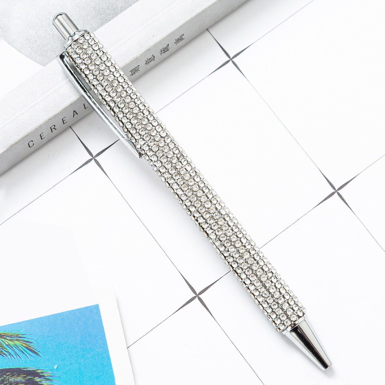 Metal Rhinestone Ballpoint Pen Huah021