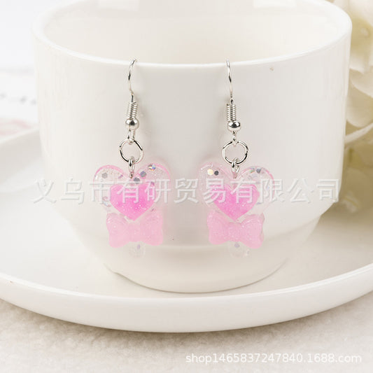 Resin Multicolor lollipop Earrings (Minimo de Compra 2) MIC-YouY005