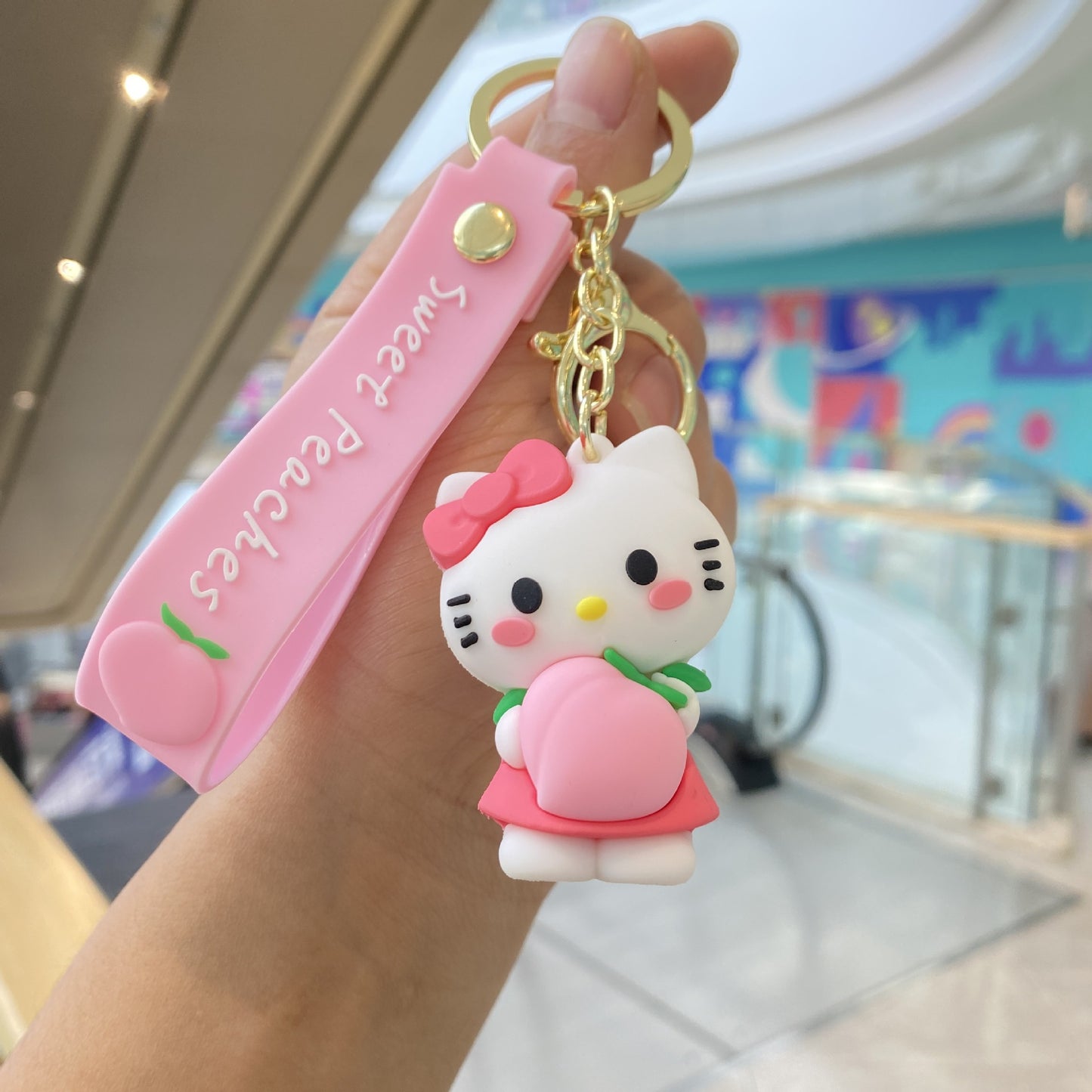 PVC cartoon cute pet cute keychain MIC-PengY045