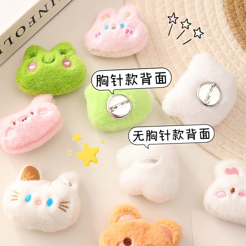 Plush cartoon cute brooch MIC-ZhanY012