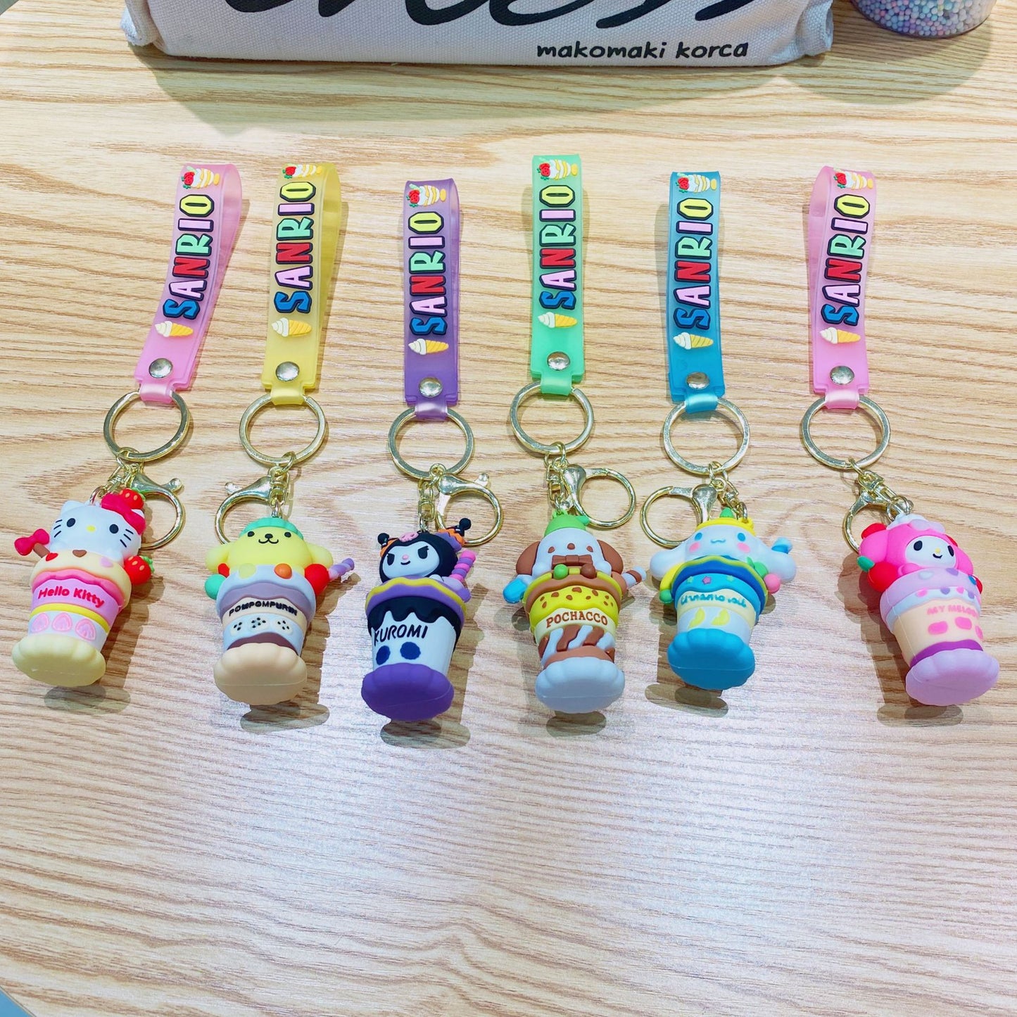 PVC cartoon cute keychain  MYA-YiD062