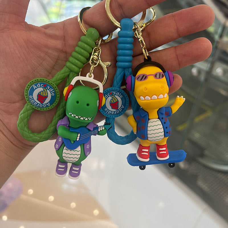 PVC sports dinosaur cartoon keychain MIC-MiaoY075