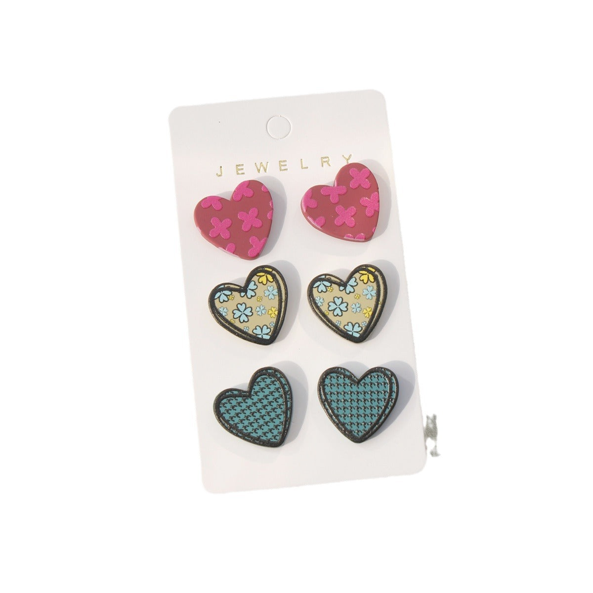 Alloy Pink Fashion Valentine's Day Earrings (Minimo de Compra 2) MIC-JuH058