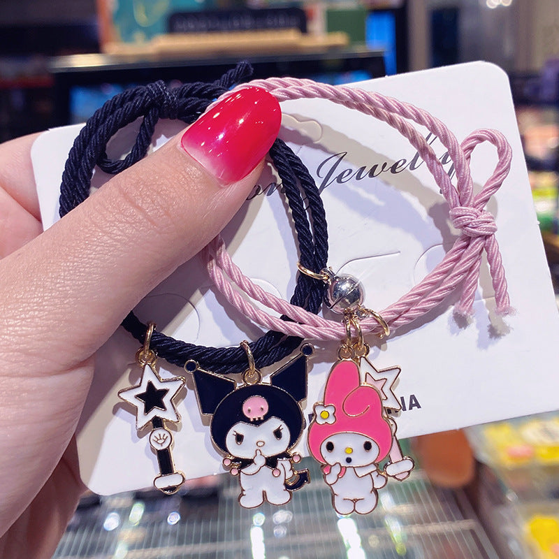 Bracelet Cute dog cartoon bell braceletHongM003