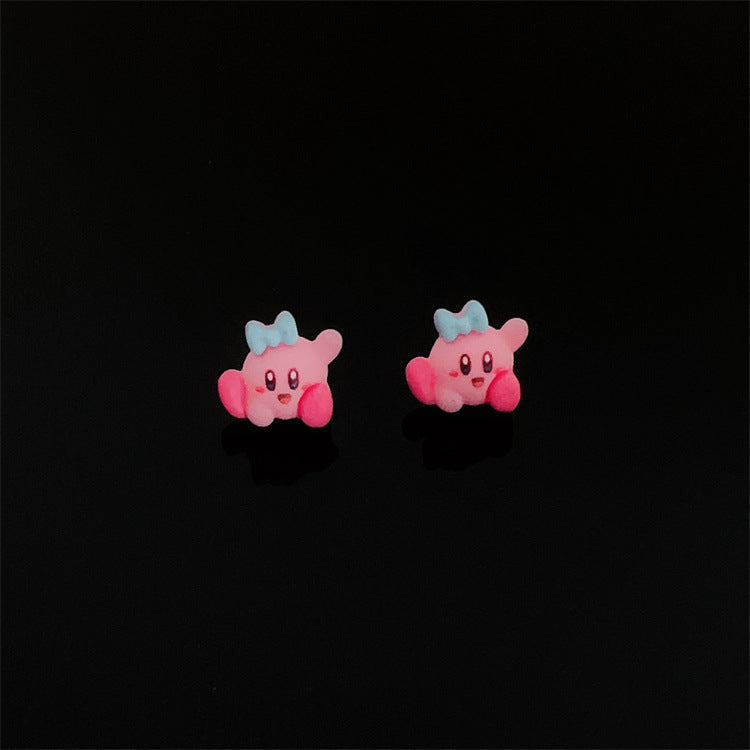 Resin cute cartoon sweet earrings (Minimo de Compra 2) MIC-WWHM054