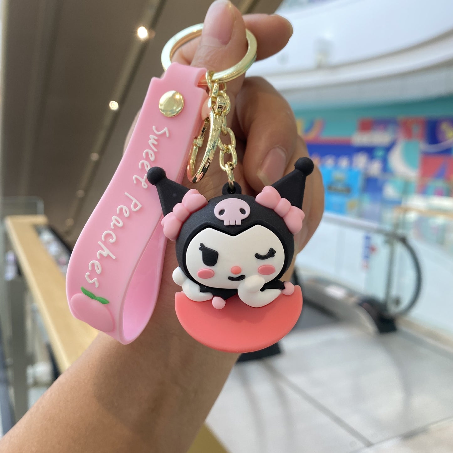 PVC cartoon cute pet cute keychain MIC-PengY045