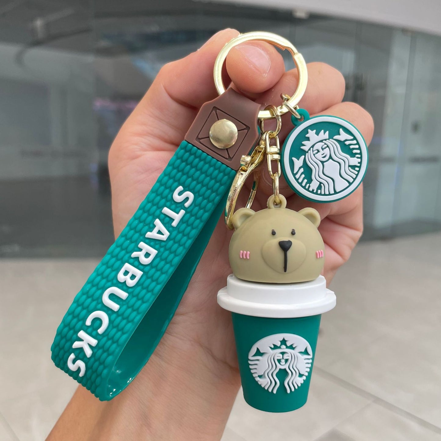 PVC New Starbucks Milk Tea Cup Keychain MIC-YaoP025