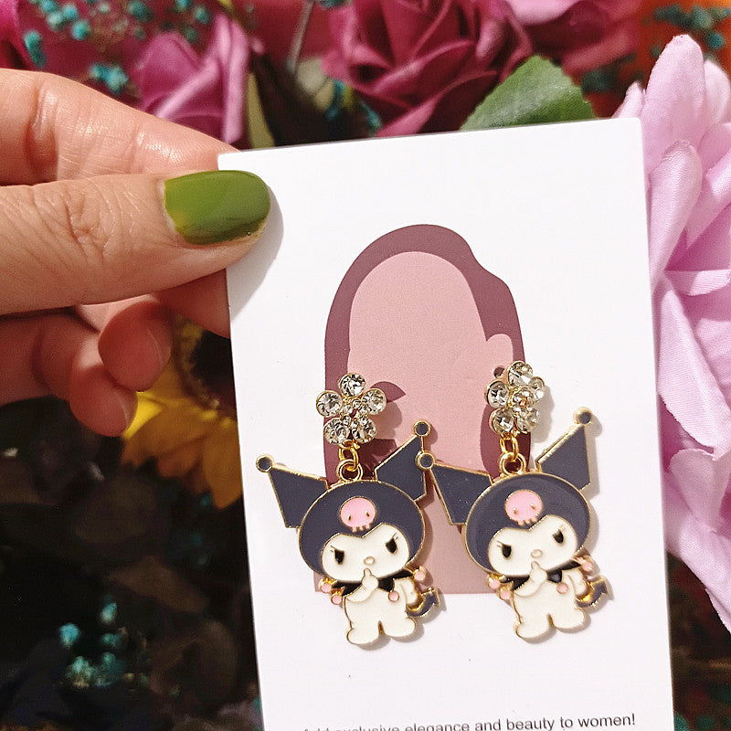 Resin Play Cartoon Earrings MYA-BXX005