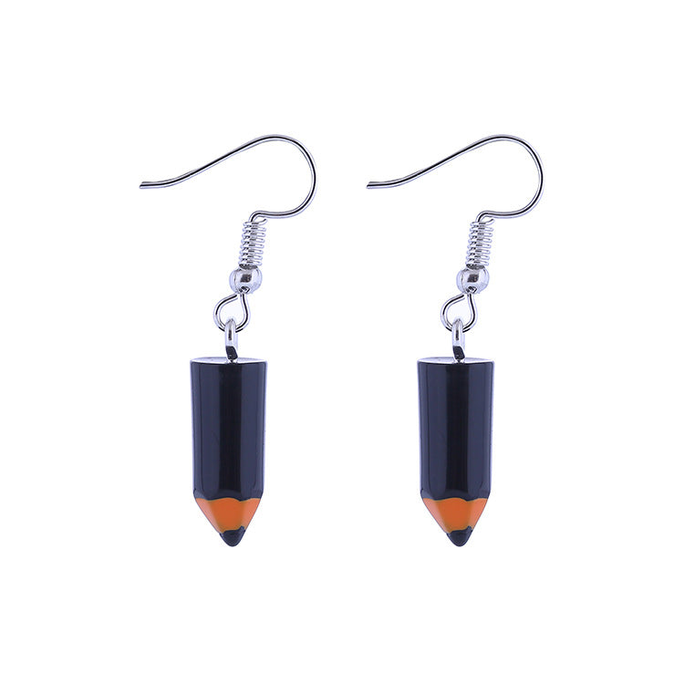 Resin cute small pencil earrings (Minimo de Compra 2) MIC-ChouT027