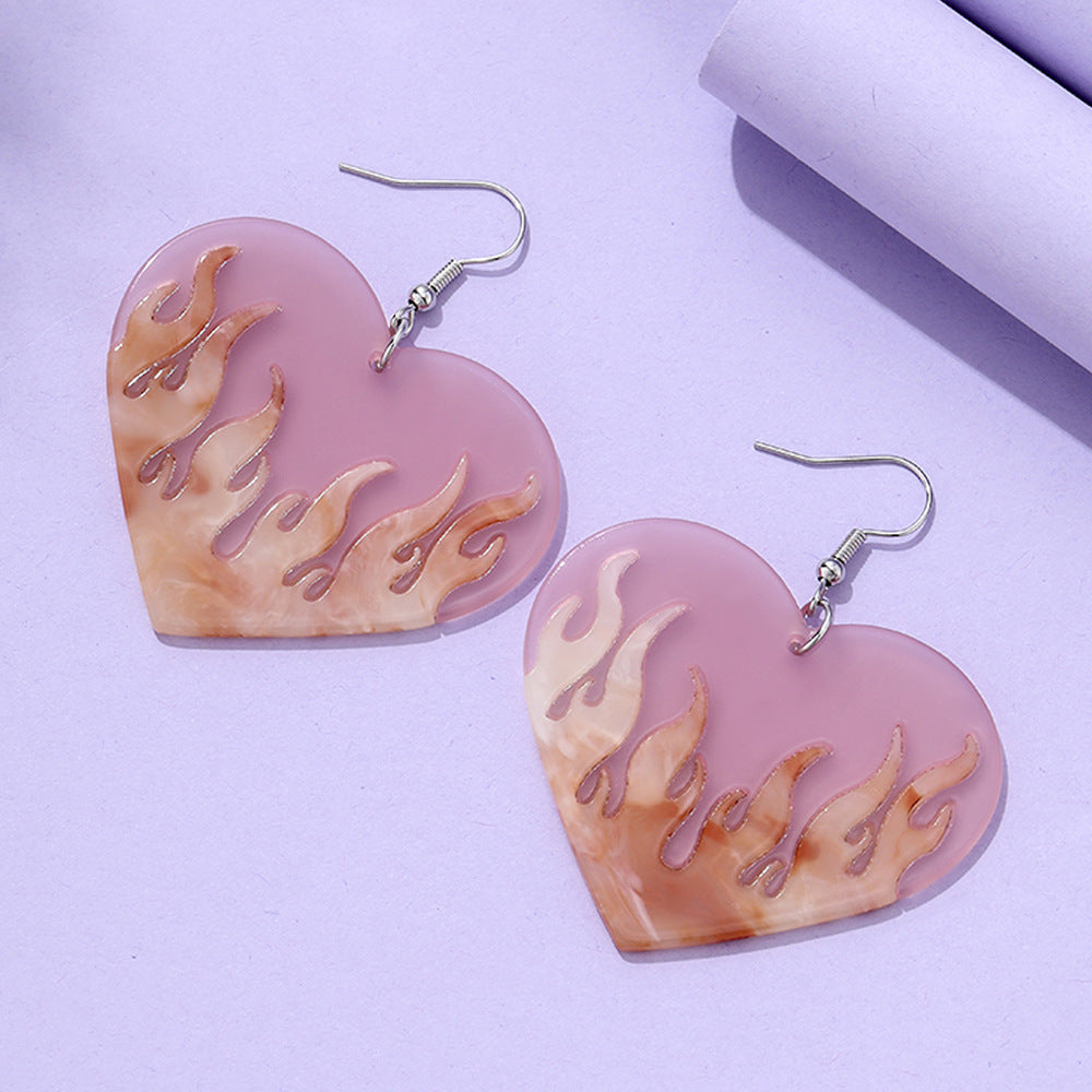 Hot selling alloy love earrings (Minimo de Compra 2) MIC-YingM020