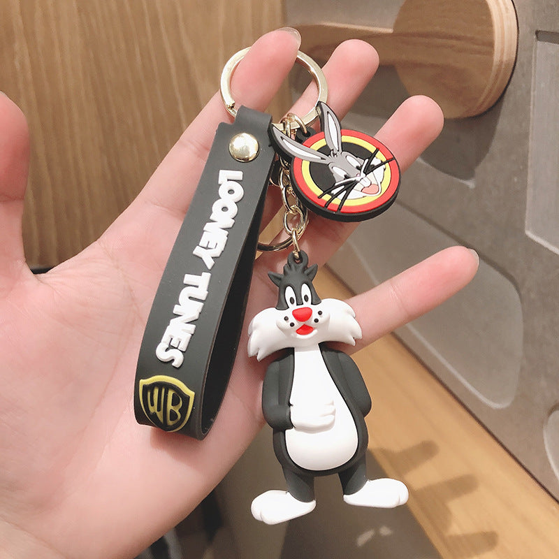 Cartoon Doll PVC Silicone Alloy Keychain (F) FeiRun015