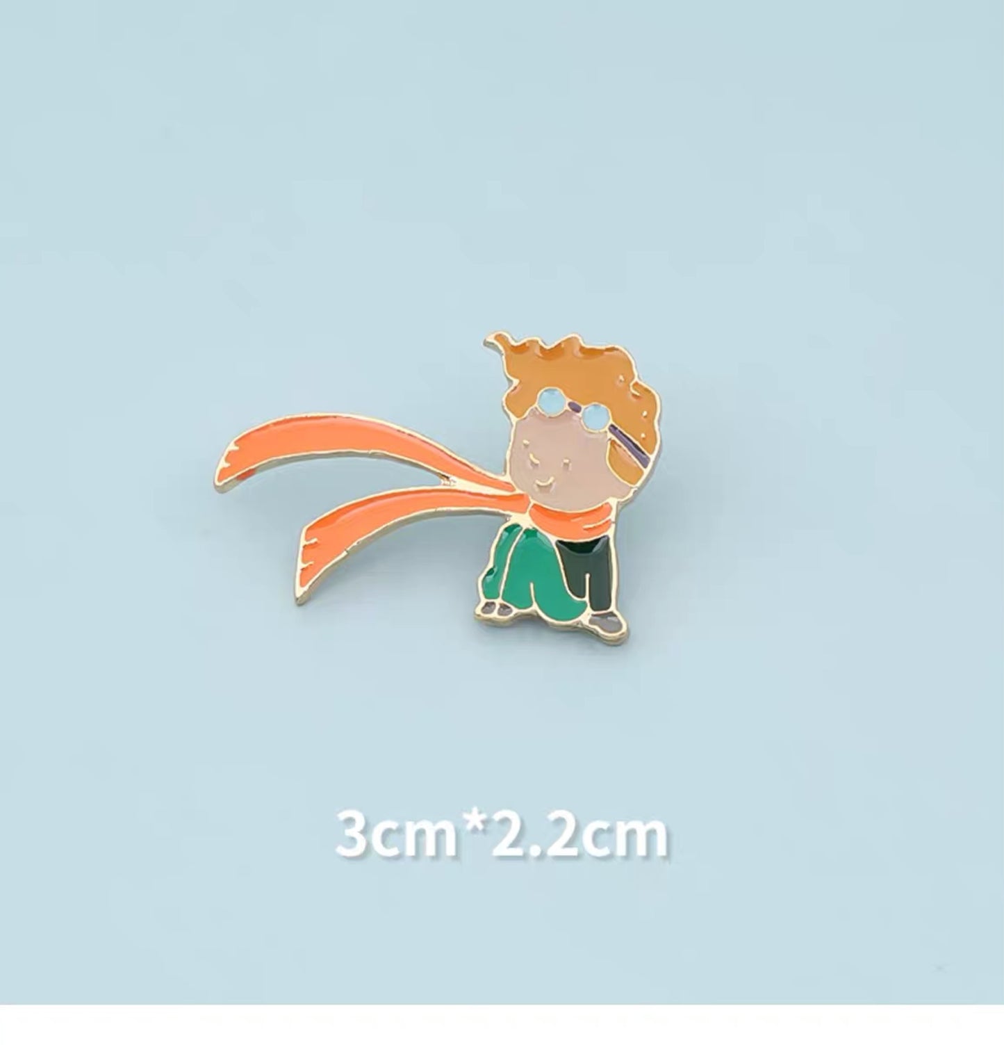 Alloy cute little fox brooch MIC-KaL032