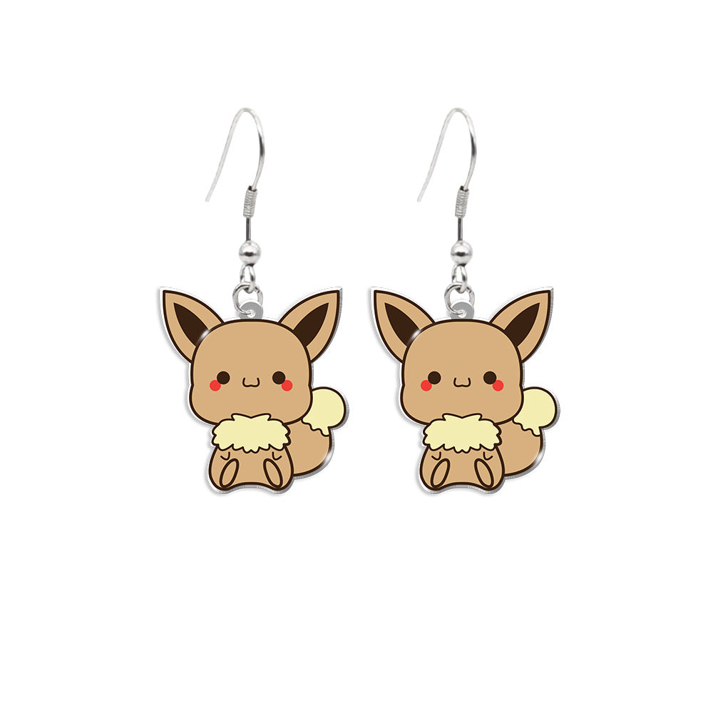 Alloy cartoon anime elf earrings (Minimo de compra 5) MIC-XiangL104