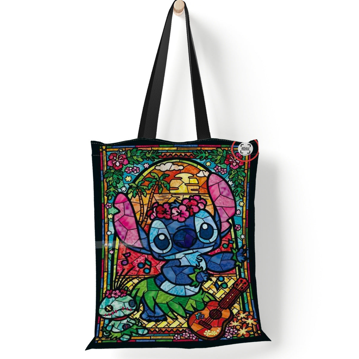 Polyester cartoon canvas shoulder bag (Minimo de Compra 2) MYA-QB009