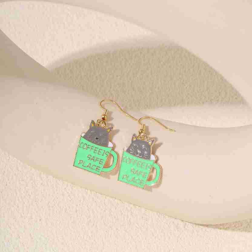 Alloy cute kitten earrings (Minimo de compra 2) MIC-KuL001