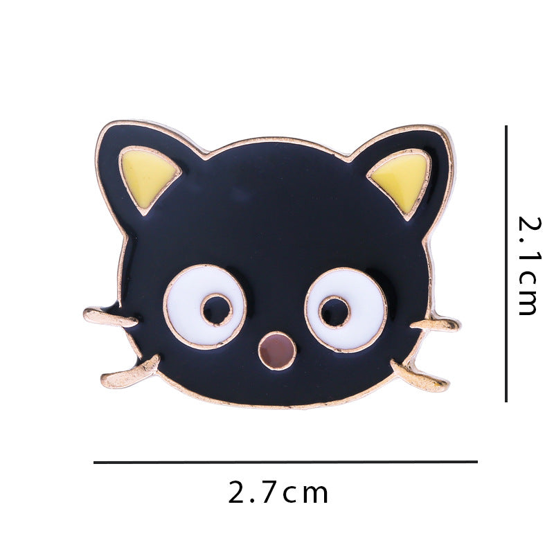 Alloy cute cat brooch MIC-ChenW014