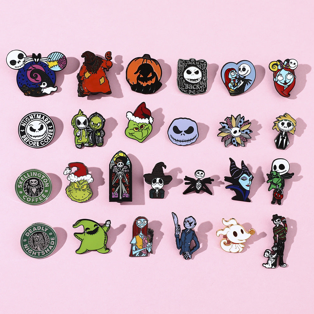 Alloy Christmas Eve Horror Series brooch (Minimo de Compra 2) MIC-ZhuoL025