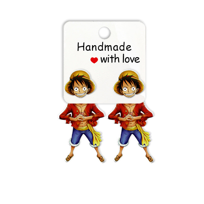 Personalized Creative Cartoon Acrylic Earrings MIC-ES-XiangL042