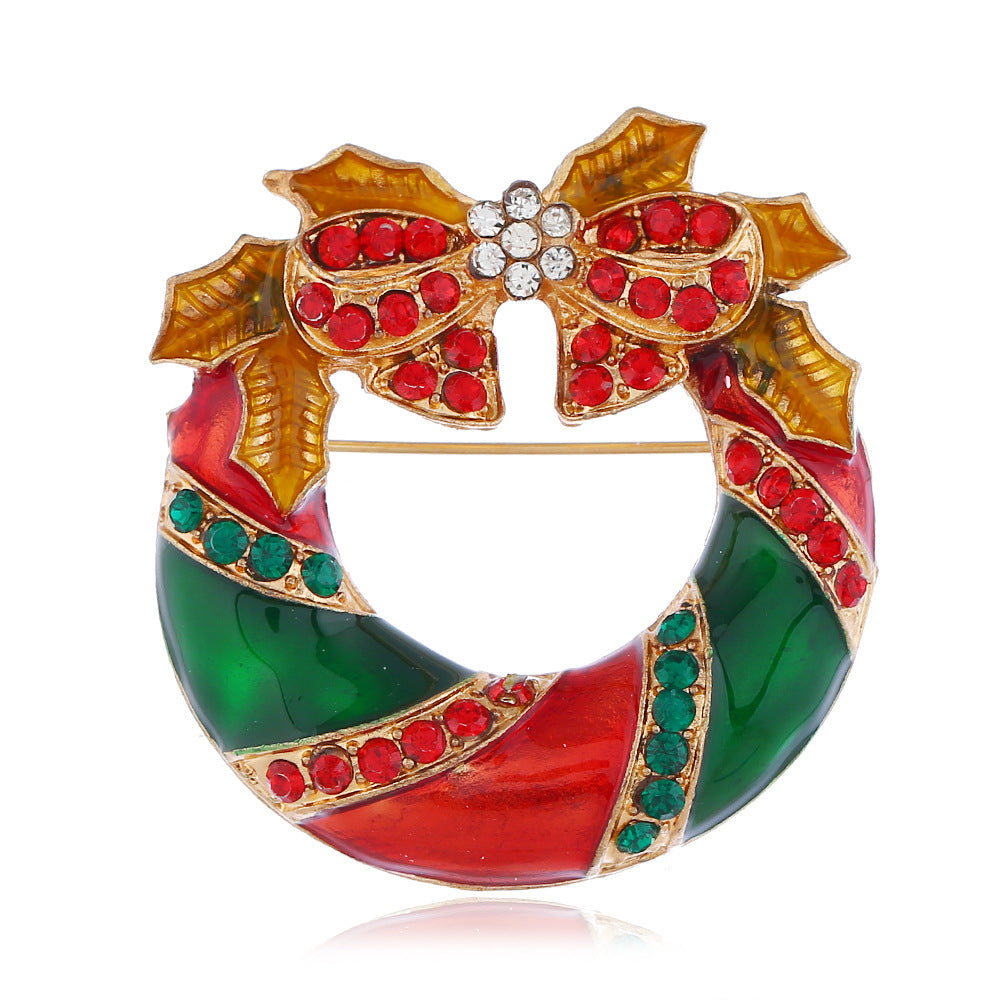 Alloy New Christmas Series brooch (Minimo de Compra 2) MYA-ZuanL023