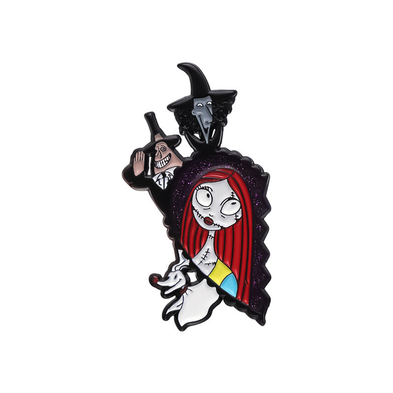 Alloy Halloween cartoon style brooch MIC-ZhuoB010