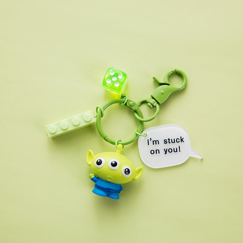 plastic toy keychain (F) MIC-Shum003