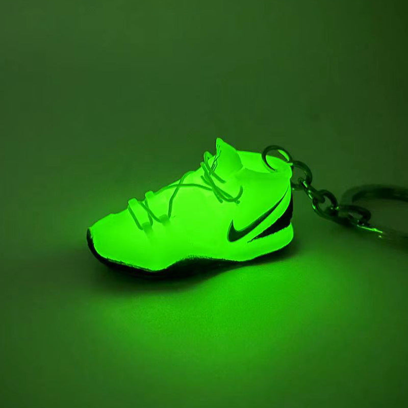 Keychains PVC Stereo Shoe Model Luminous Sneakers MIC-QLP037