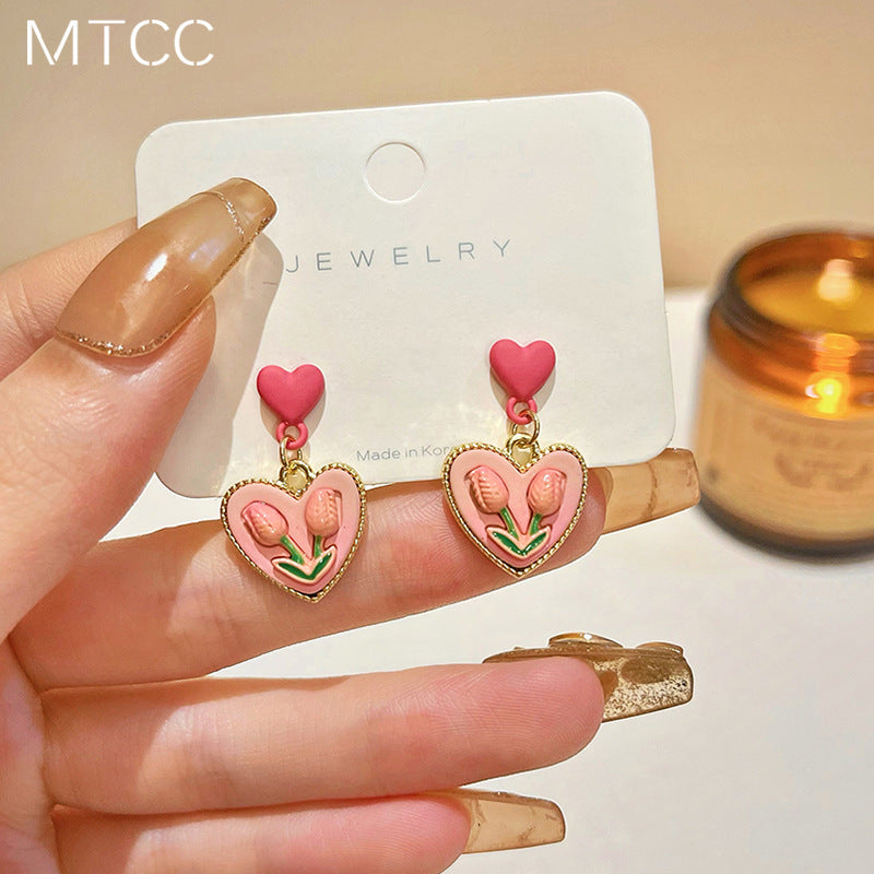 New alloy trendy earrings MIC-TTSP002