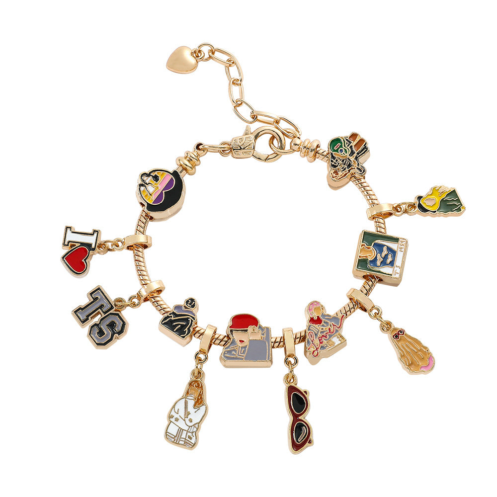 Alloy cartoon bracelet (Minimo de Compra 5) MIC-ZhuoX029