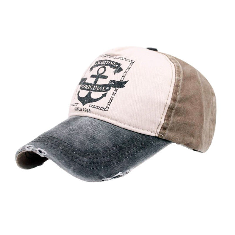 Cotton boat anchor retro Baseball cap (Minimo de compra 2)  MYA-BoD001