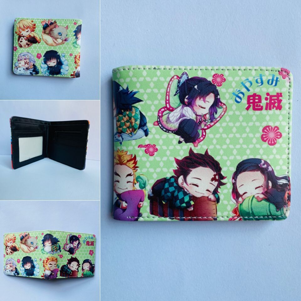 cartoon printed short PU zipper wallet (M) ChangYuan015