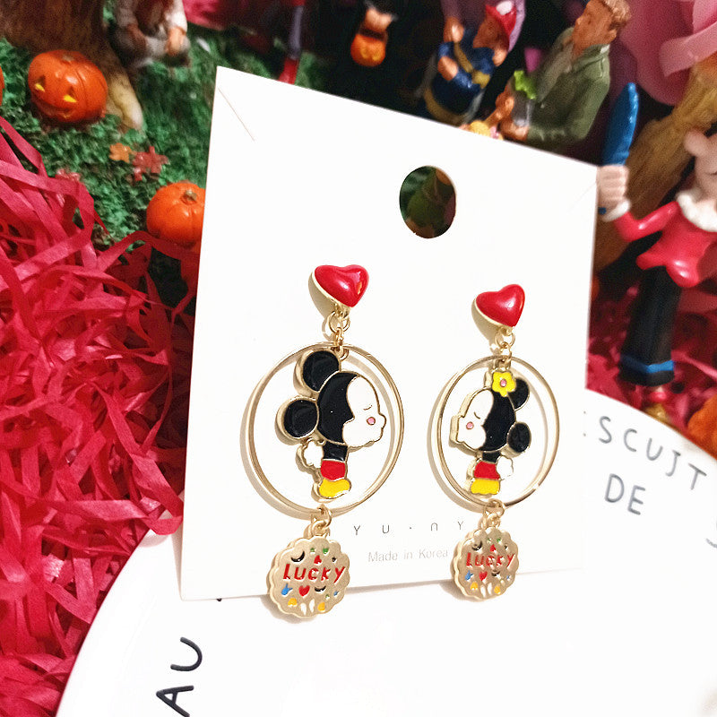 Alloy cartoon cute funny earrings MIC-XingJ070