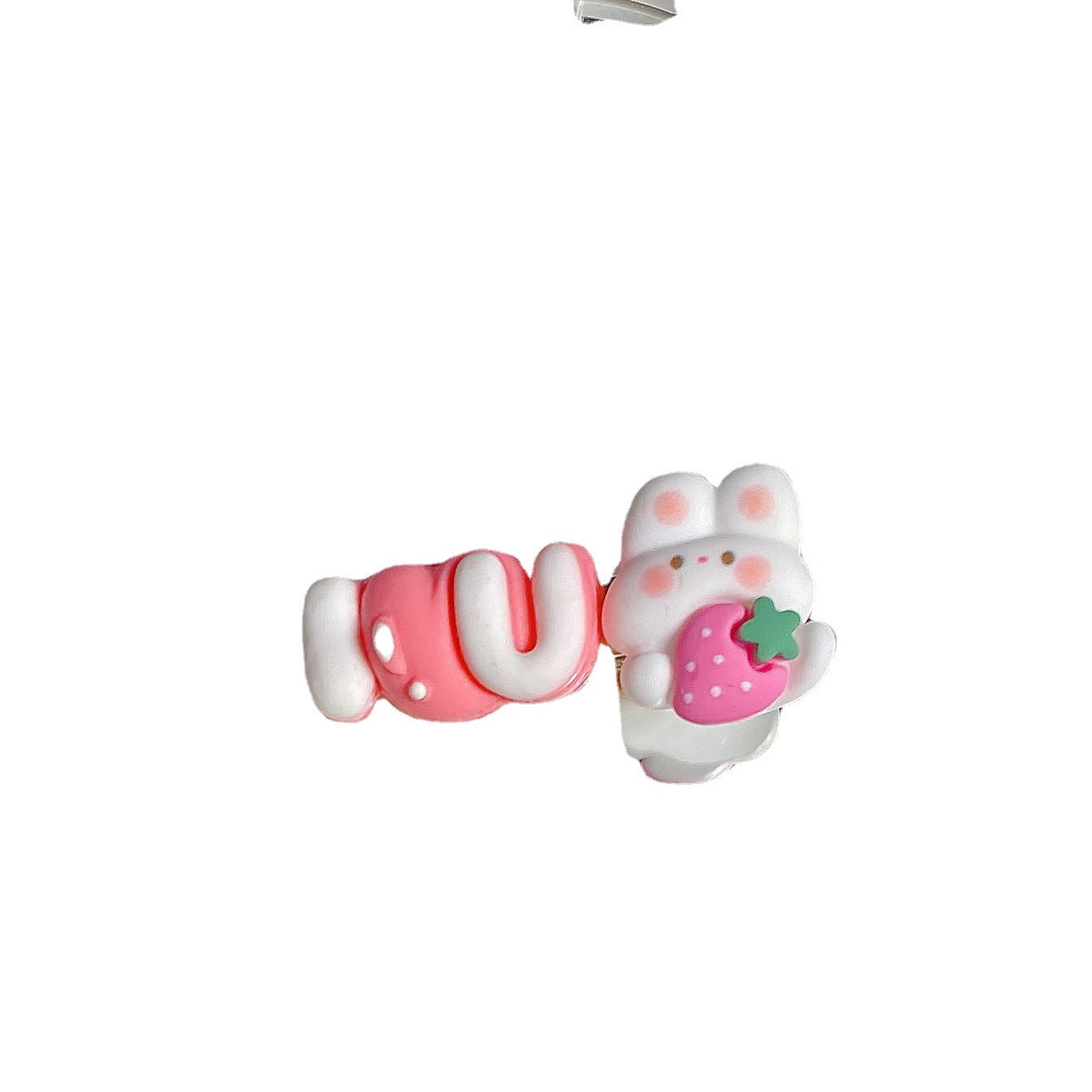 Strawberry bunny hairpin Minimum order quantity ≥ 2 MIC-FuY025