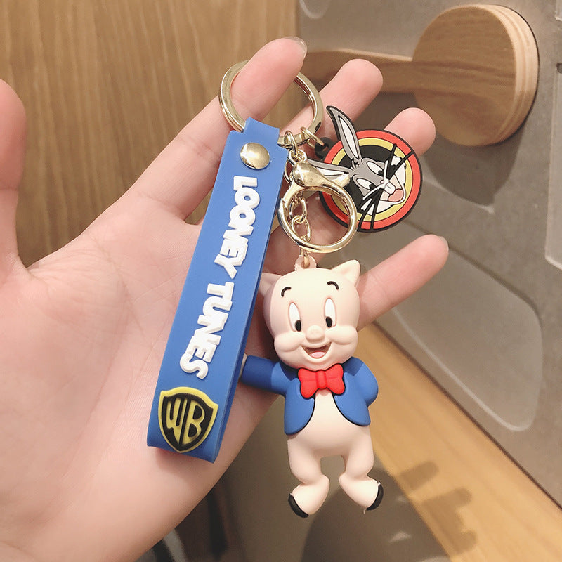 Cartoon Doll PVC Silicone Alloy Keychain (F) FeiRun015