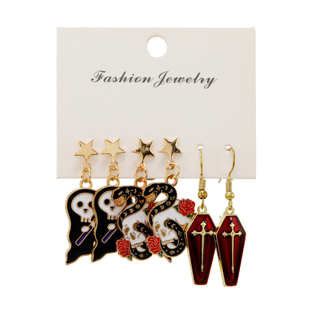 Alloy Halloween series earrings (Minimo de Compra 2) MIC-LeY003