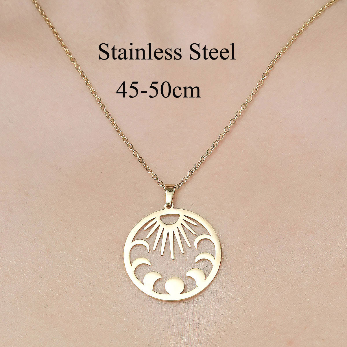 Alloy Leaf Life Tree Necklace (Minimo de Compra 10) MYA-QiZ002