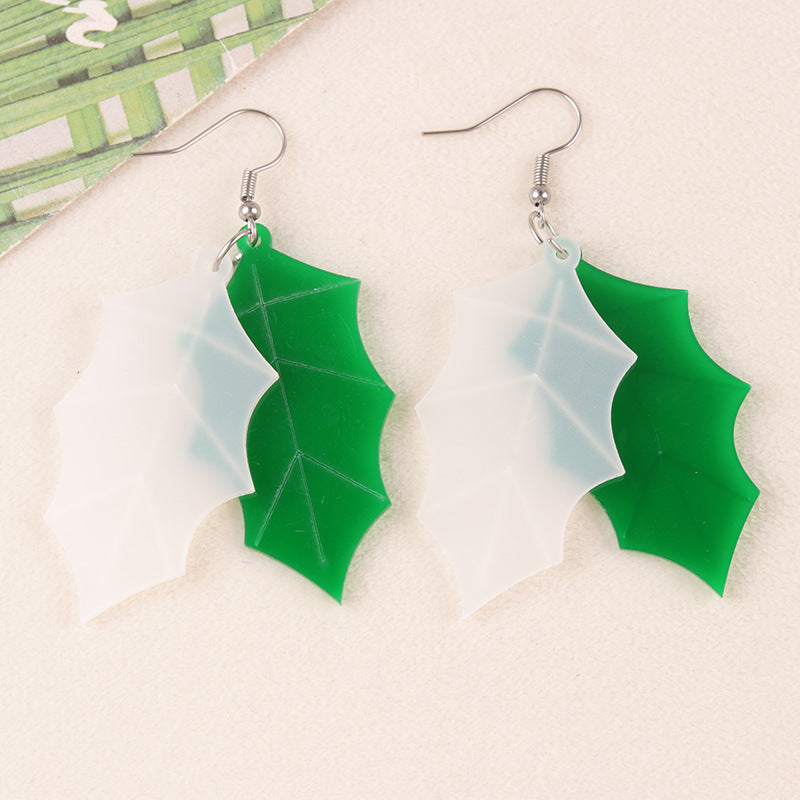 Acrylic Cartoon Christmas Series Earrings MYA-DuA096