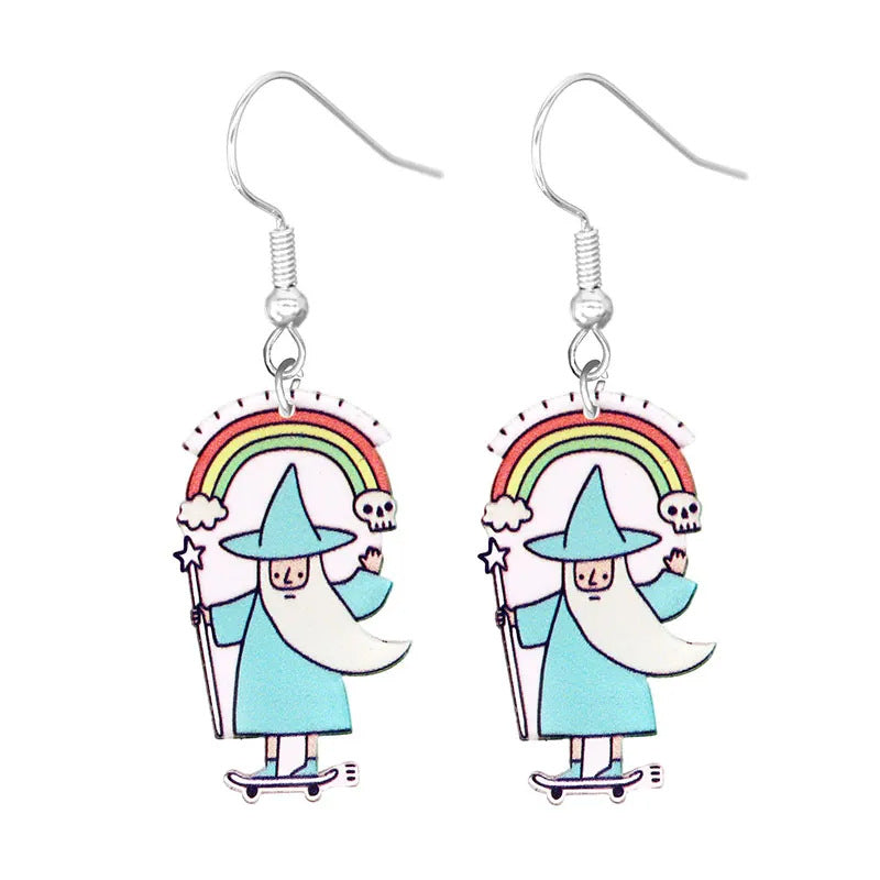 Acrylic Daily Leisure Bee Earrings (Minimo de Compra 10)  MIC-YuQ004