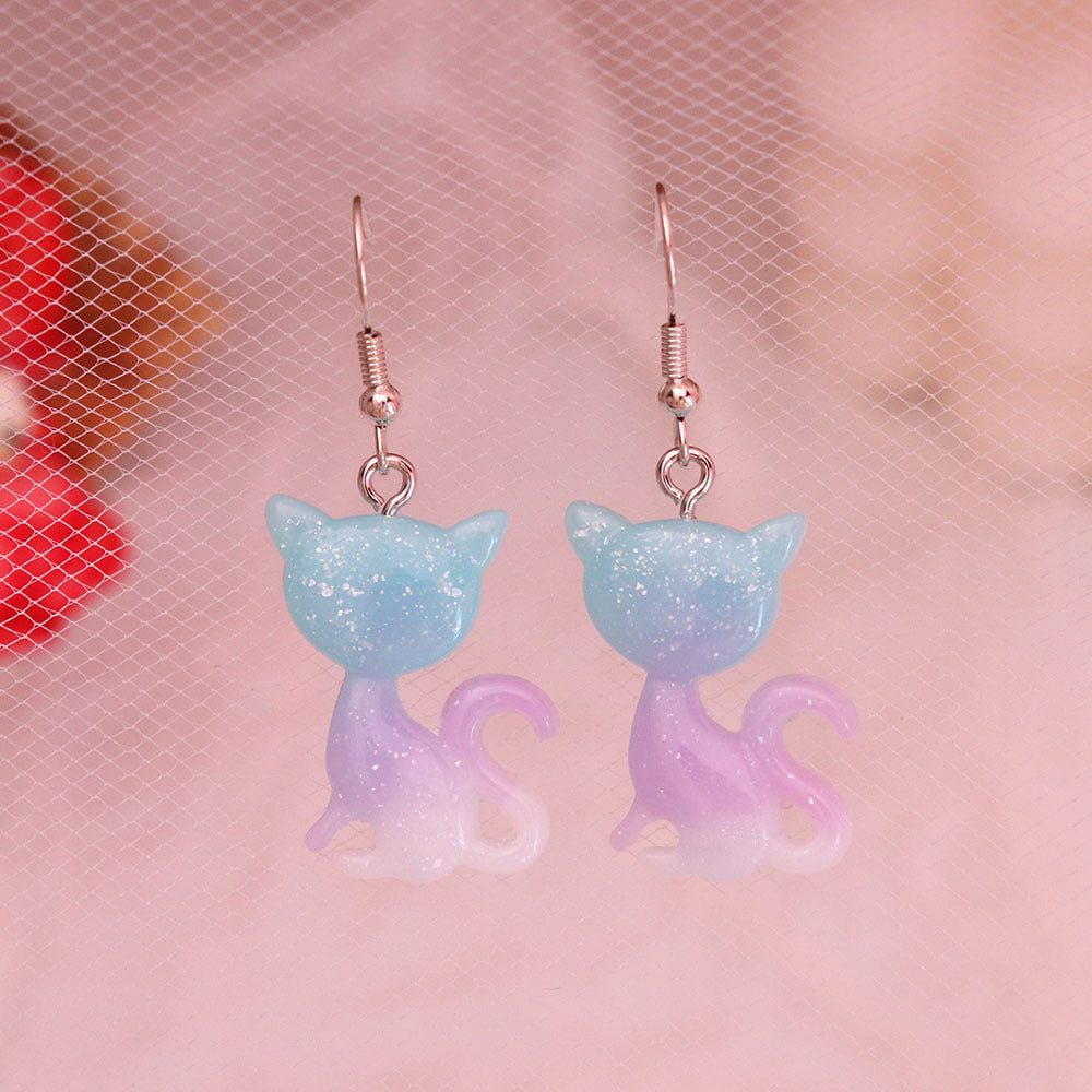 Resin cute cartoon animal earrings MIC-NiQ029