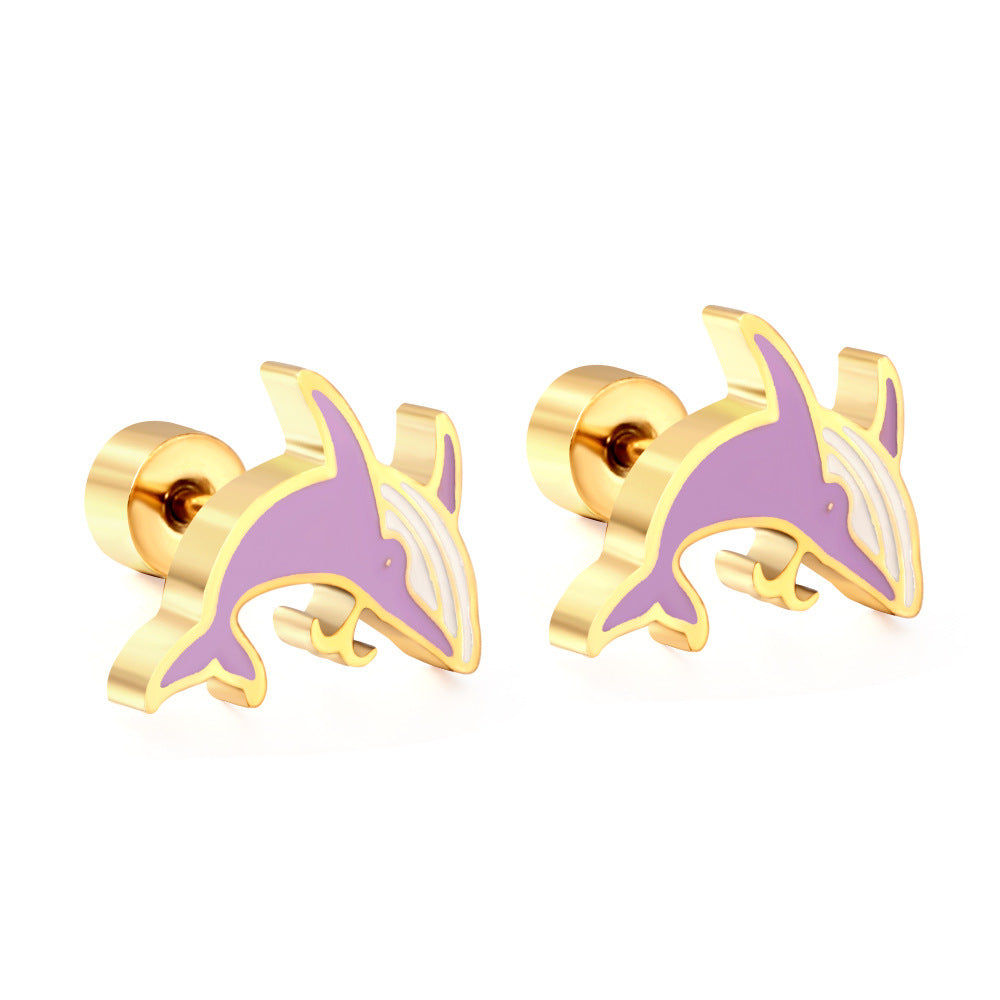 Rabbit Animal Stainless Steel Earrings